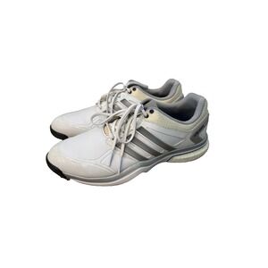 Adidas Adipower Boost Q47016 Womens 9 Golf Shoes White Gray Leather Sneaker‎